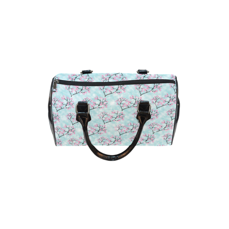 Spring Blossoms Kawaii Print Boston Handbag (Model 1621)