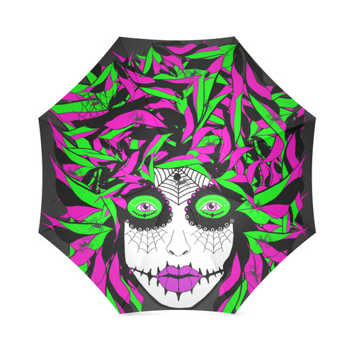 Spider lady sugar skull Foldable Umbrella (Model U01)