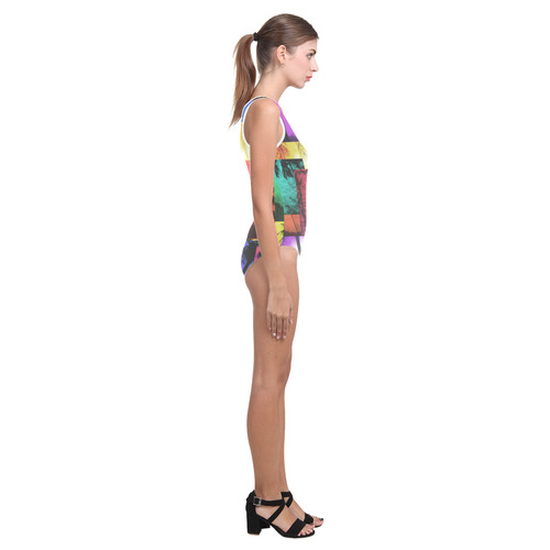 Vest One Piece Swimsuit Vest One Piece Swimsuit (Model S04)