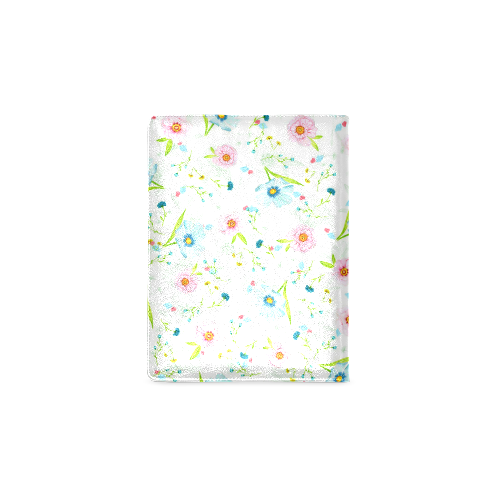 Pastel Pink Turquoise Floral Custom NoteBook B5