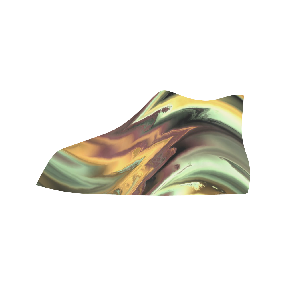fractal waves E by JamColors Vancouver H Men's Canvas Shoes (1013-1)
