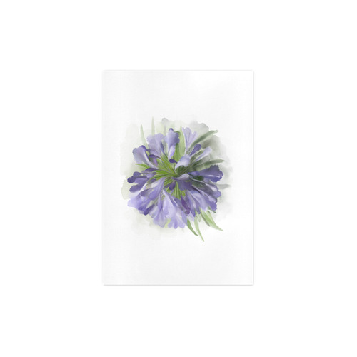 Delicate Purple Flower, floral watercolor Art Print 7‘’x10‘’
