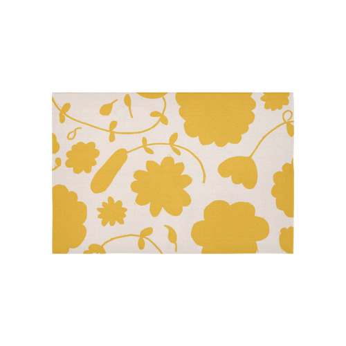 spring flower yellow Cotton Linen Wall Tapestry 60"x 40"