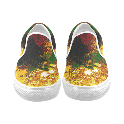 explosive Men's Unusual Slip-on Canvas Shoes (Model 019)