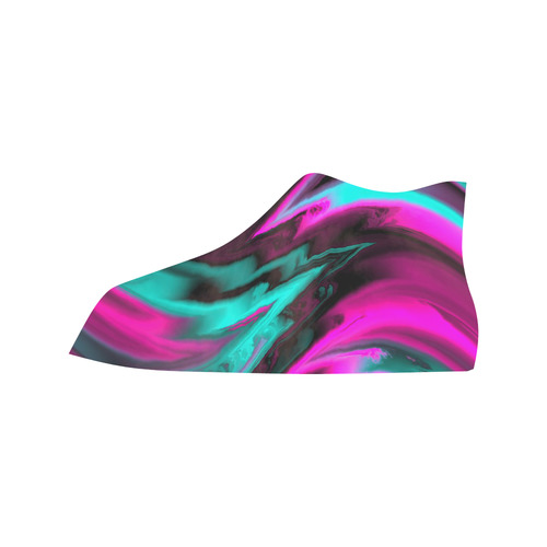 fractal waves A by JamColors Vancouver H Men's Canvas Shoes (1013-1)