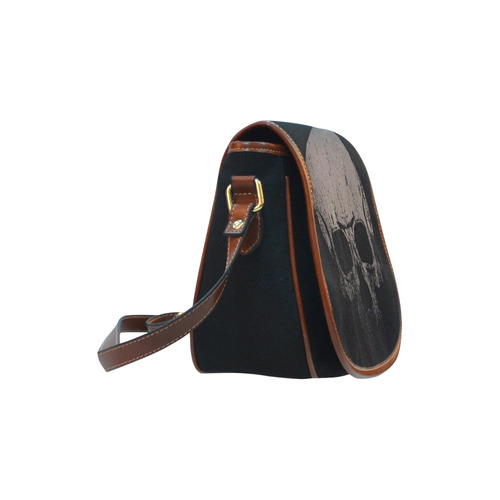 Cool Skull Saddle Bag/Small (Model 1649)(Flap Customization)