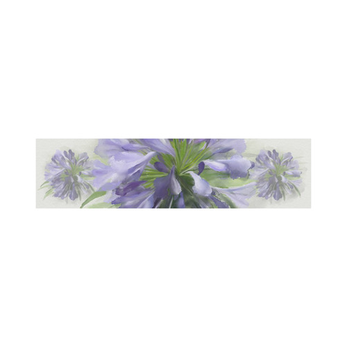 Delicate Purple Flowers, floral watercolor Lunch Bag/Large (Model 1658)