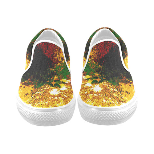 explosive Women's Unusual Slip-on Canvas Shoes (Model 019)