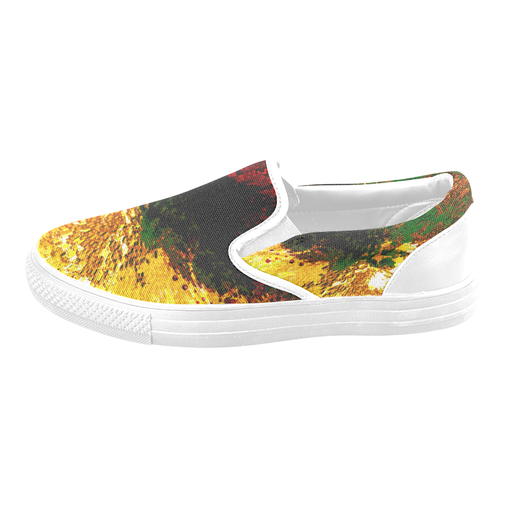 explosive Women's Unusual Slip-on Canvas Shoes (Model 019)