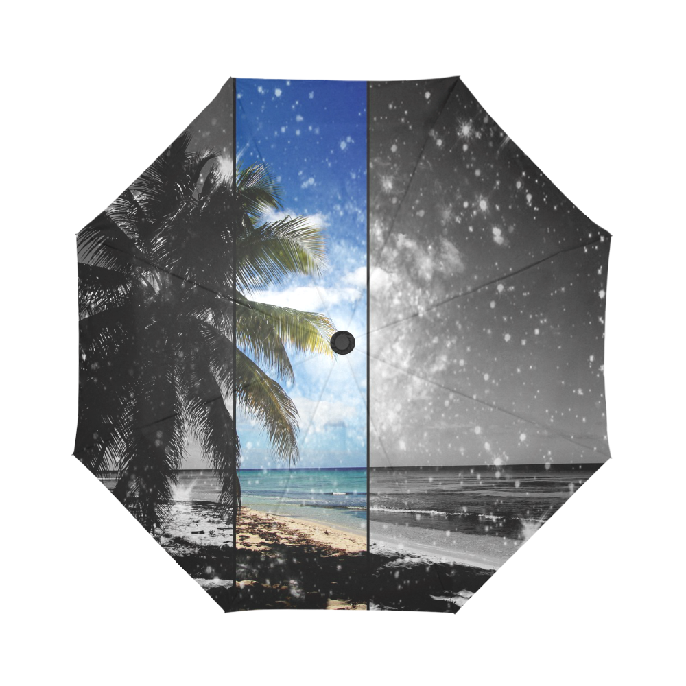 Caribbean Dreaming Auto-Foldable Umbrella (Model U04)