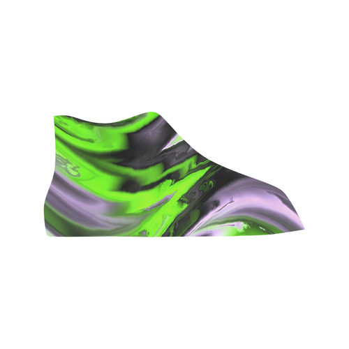 fractal waves D by JamColors Vancouver H Men's Canvas Shoes (1013-1)