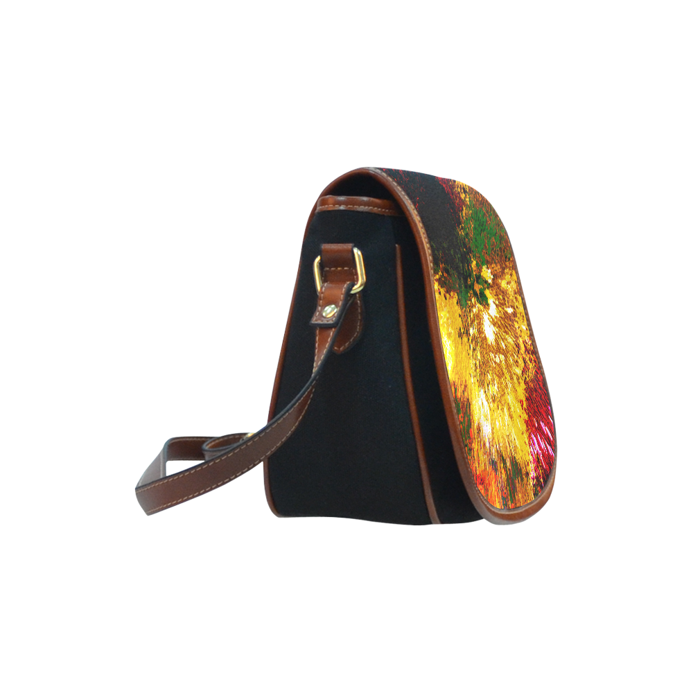 explosive Saddle Bag/Small (Model 1649)(Flap Customization)