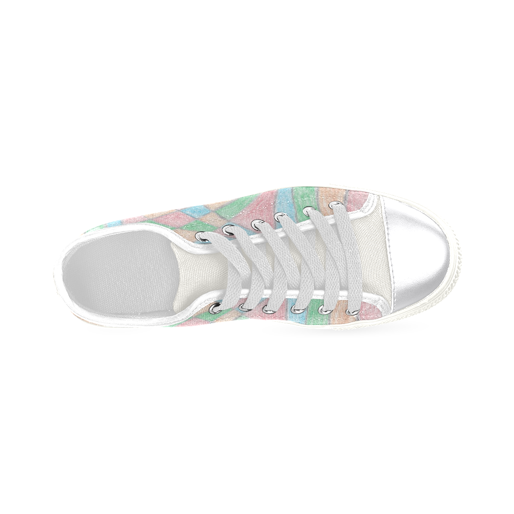 JUST RAW DESIGNS Canvas Women's Shoes/Large Size (Model 018)