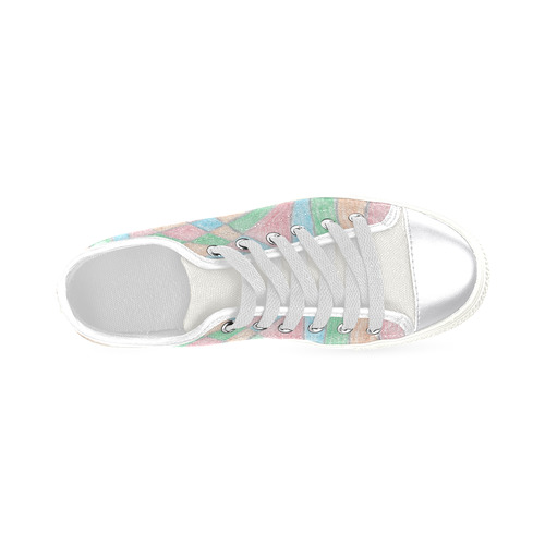 JUST RAW DESIGNS Canvas Women's Shoes/Large Size (Model 018)
