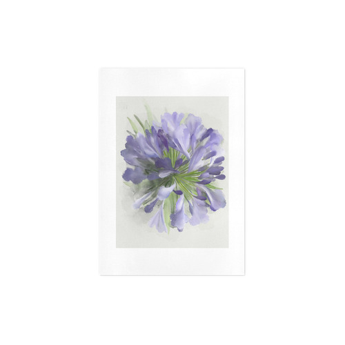 Delicate floral watercolor Purple Flower Art Print 7‘’x10‘’