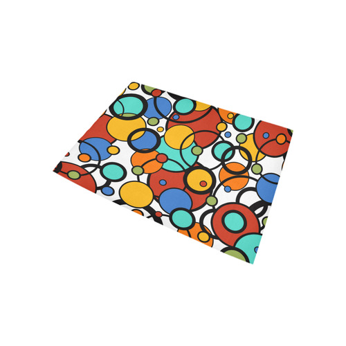 Pop Art Dot Colorful Art Print Rug by Juleez Area Rug 5'3''x4'