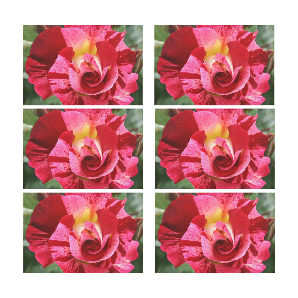 Pink Rose Placemat 12’’ x 18’’ (Set of 6)