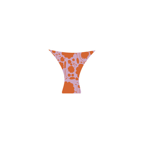 spring flower orange Custom Bikini Swimsuit (Model S01)