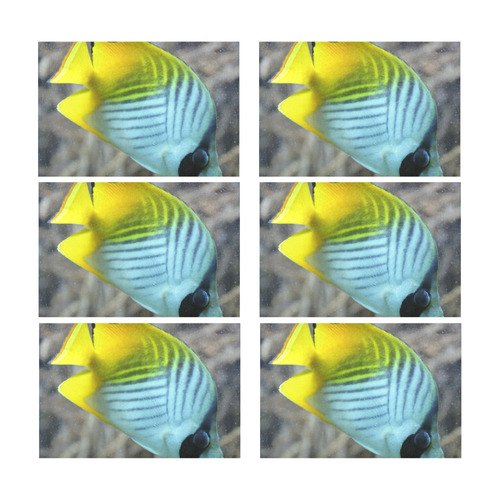 Threadfin Butterflyfish Placemat 12’’ x 18’’ (Set of 6)