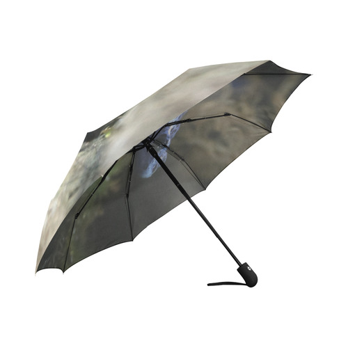 Blue Poison Arrow Frog Auto-Foldable Umbrella (Model U04)