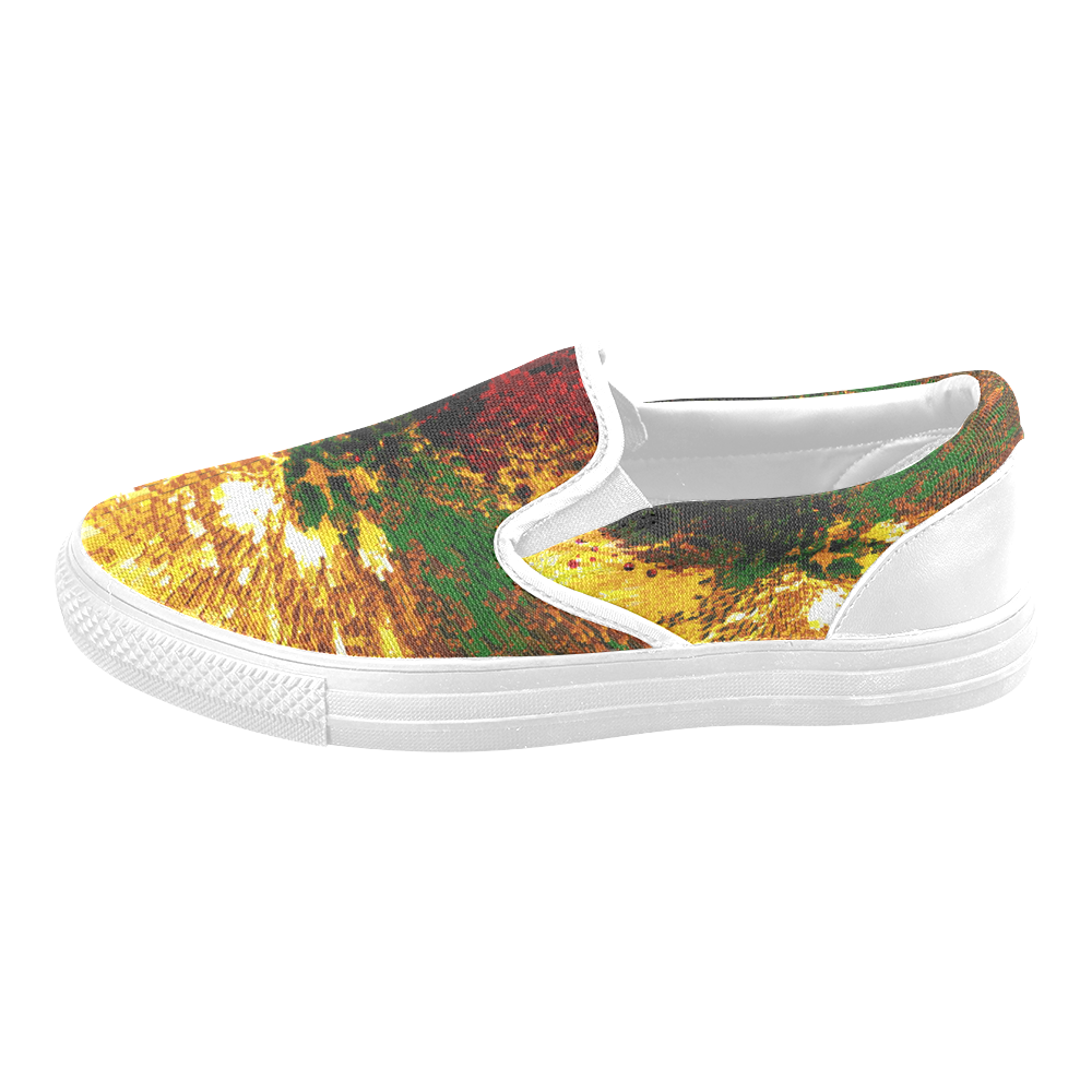 explosive Men's Unusual Slip-on Canvas Shoes (Model 019)