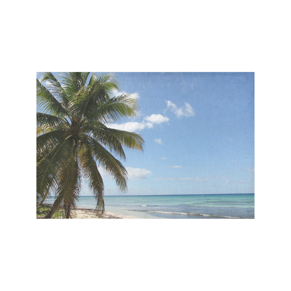 Isla Saona Caribbean Paradise Beach Placemat 12’’ x 18’’ (Set of 6)