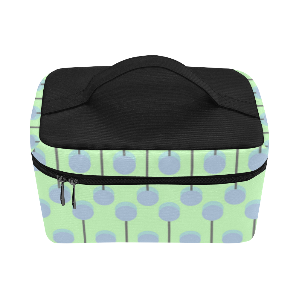 Pops Geometric Lines and Circles Cosmetic Bag/Large (Model 1658)