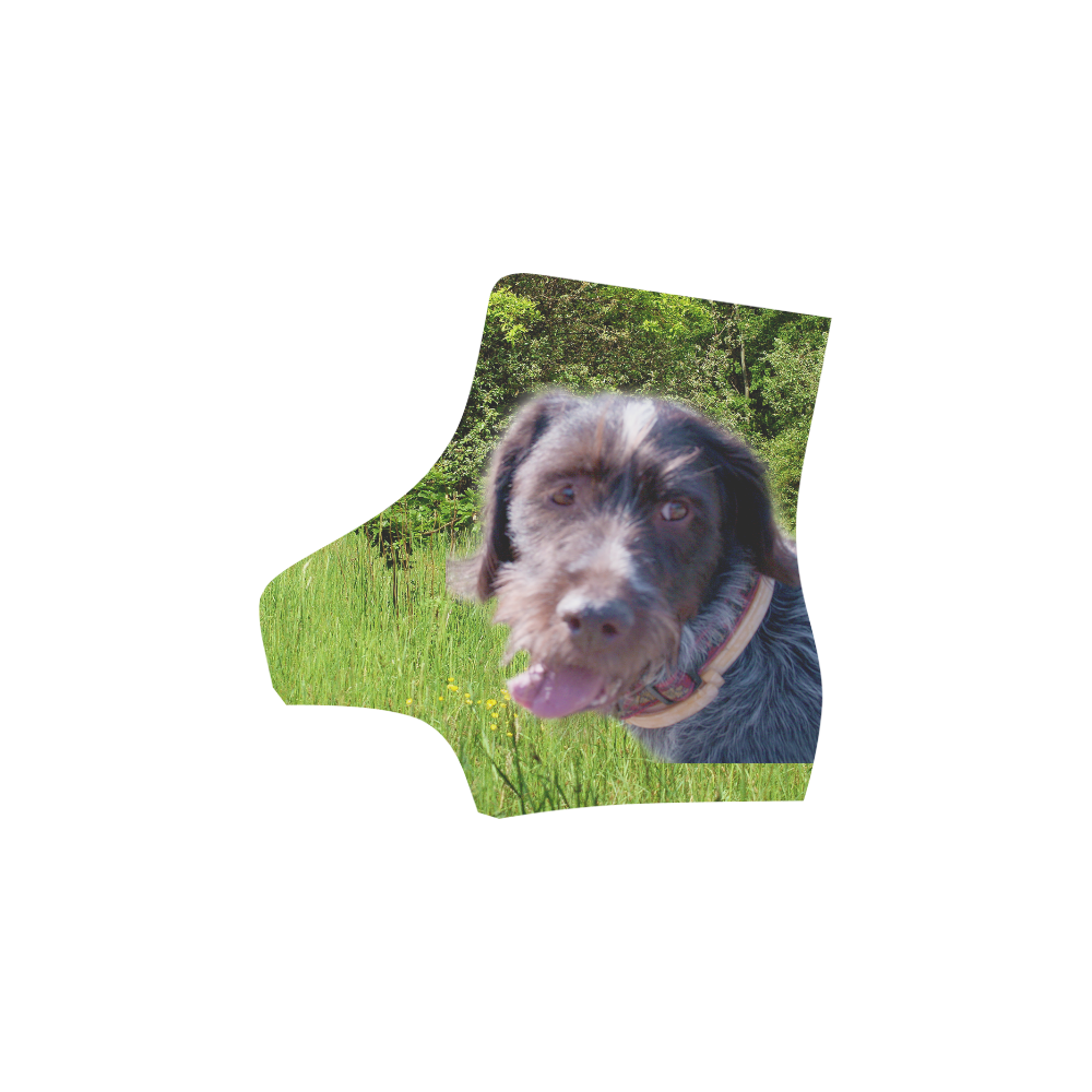 Dog Wirehaired Pointing Griffon Martin Boots For Women Model 1203H