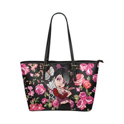 Princess Leather Tote Bag/Large (Model 1651)