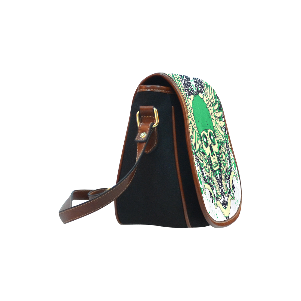 Skull Saddle Bag/Small (Model 1649)(Flap Customization)