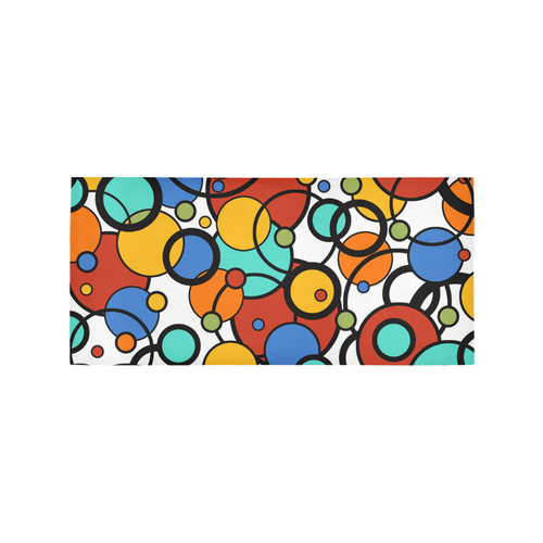 Pop Art Dot Colorful Art Print Rug by Juleez Area Rug 7'x3'3''