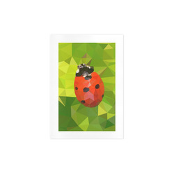 Lady Bug, low poly Art Print 7‘’x10‘’