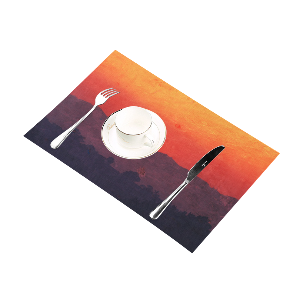 Five Shades of Sunset Placemat 12’’ x 18’’ (Set of 6)