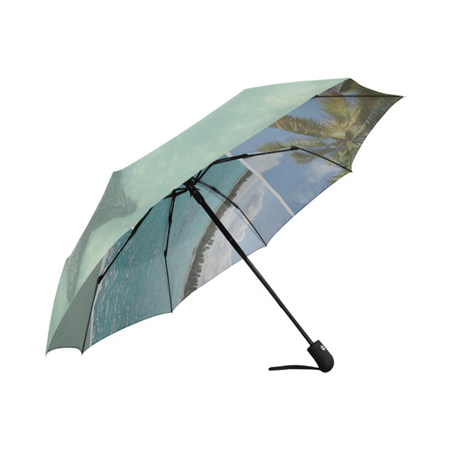 Caribbean Collage Auto-Foldable Umbrella (Model U04)