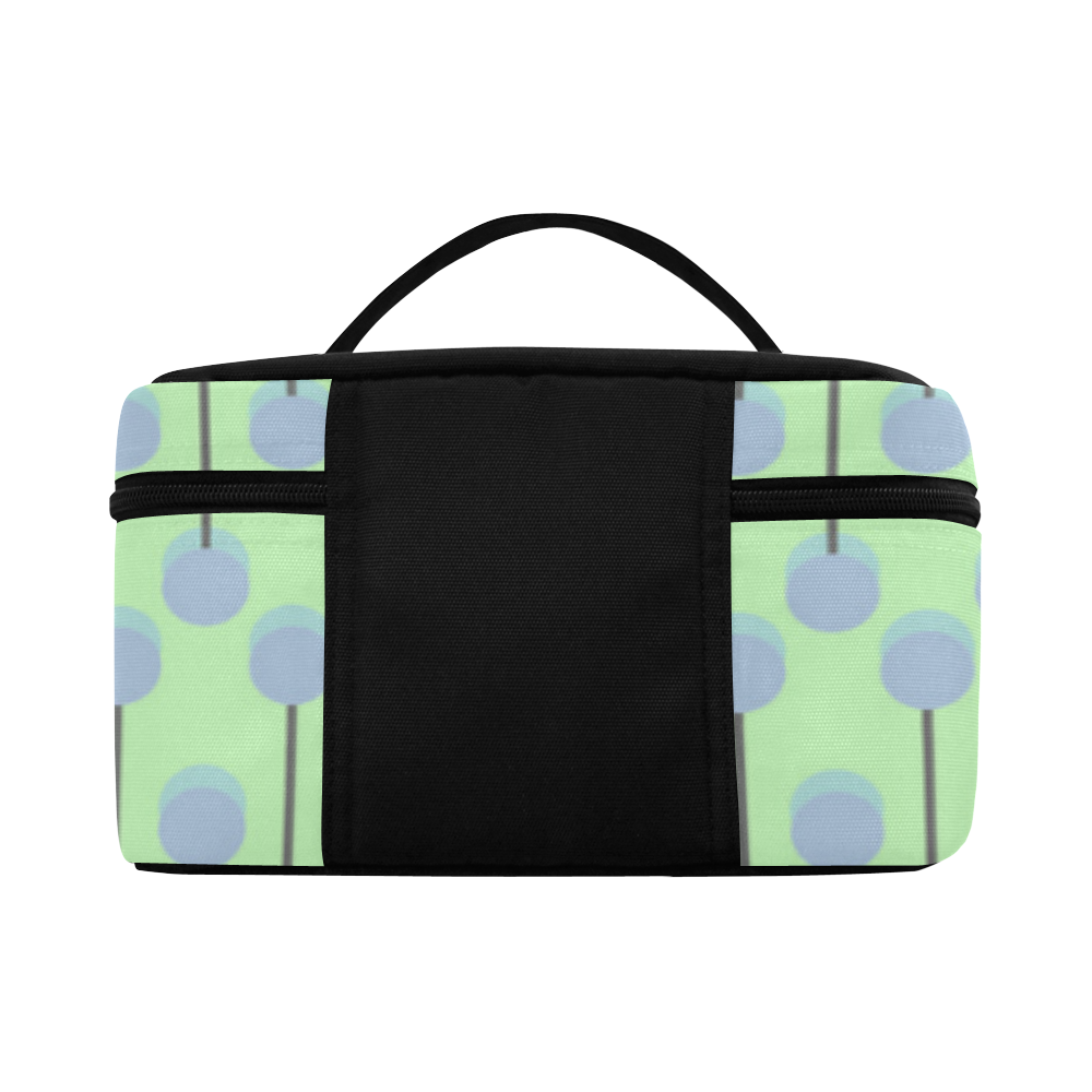 Pops Geometric Lines and Circles Cosmetic Bag/Large (Model 1658)