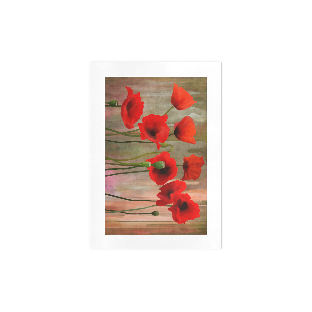 Poppies Art Print 7‘’x10‘’