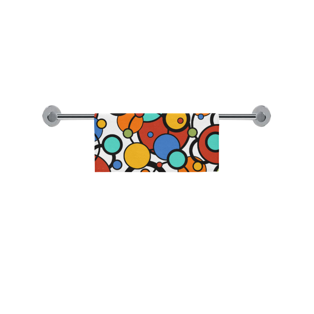 Pop Art Dot Colorful Art Print Hand Towel Square Towel 13“x13”