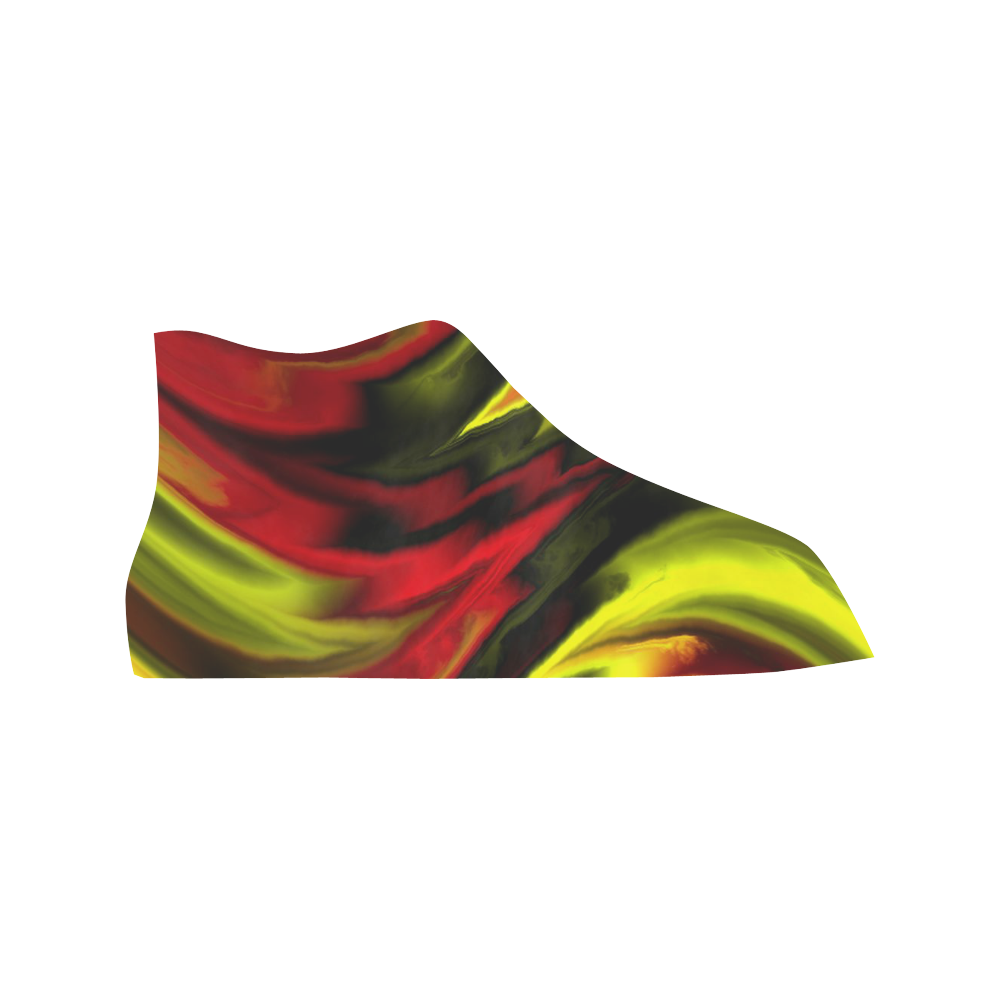 fractal waves B by JamColors Vancouver H Men's Canvas Shoes (1013-1)