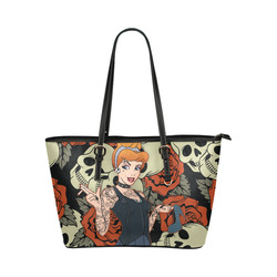 Princess Leather Tote Bag/Large (Model 1651)