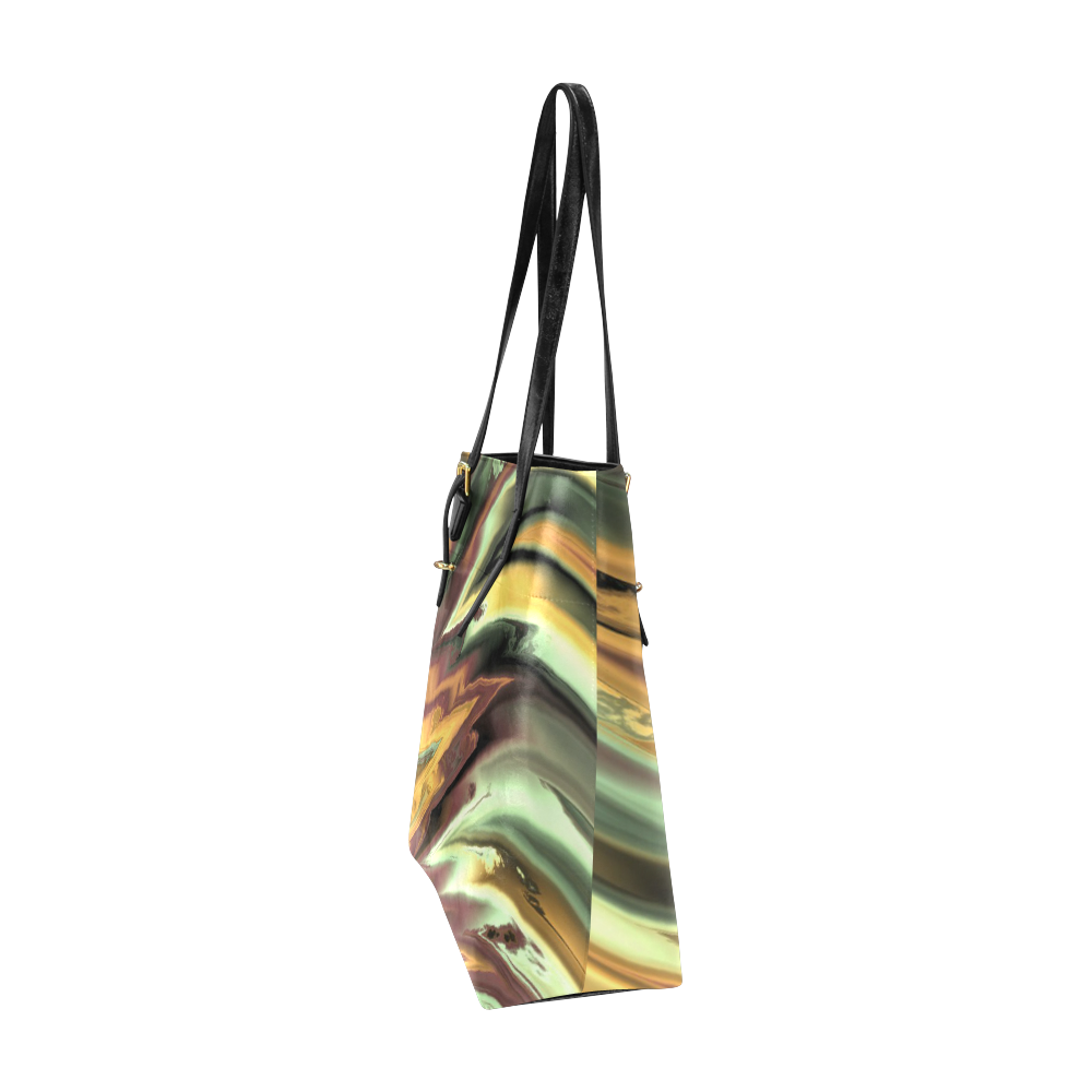 fractal waves E by JamColors Euramerican Tote Bag/Small (Model 1655)