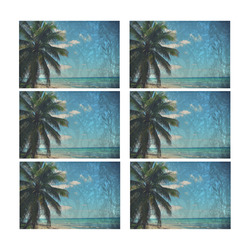 Caribbean Blue Placemat 12’’ x 18’’ (Set of 6)