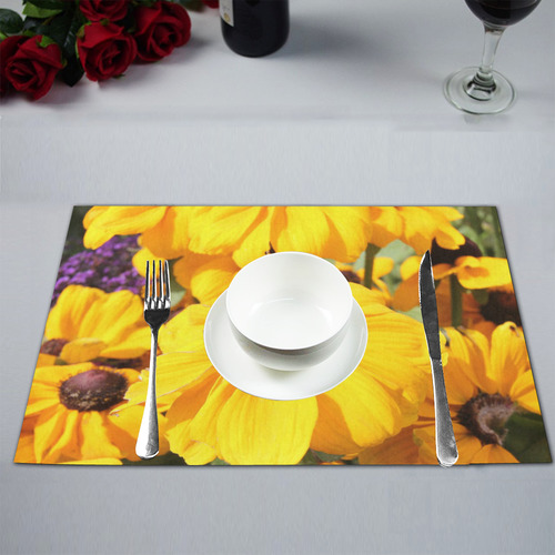 Yellow Flowers Placemat 12’’ x 18’’ (Set of 6)