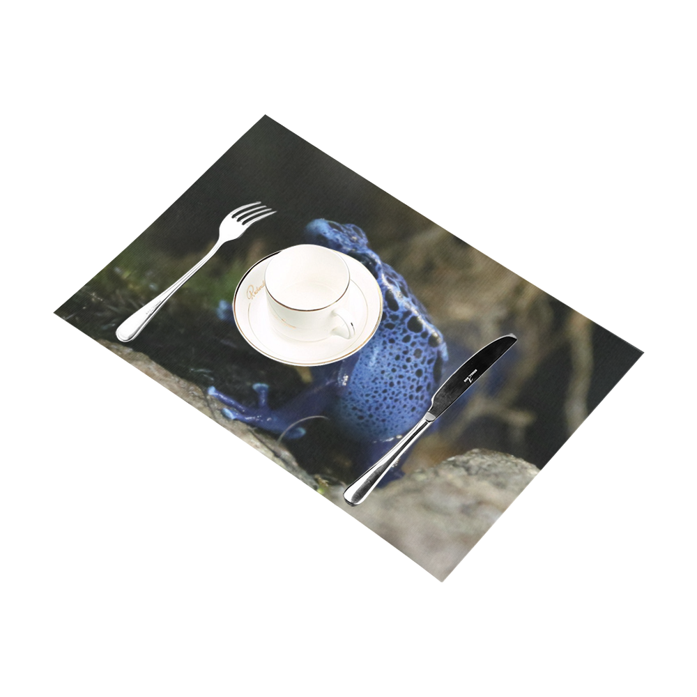 Blue Poison Arrow Frog Placemat 12’’ x 18’’ (Set of 6)