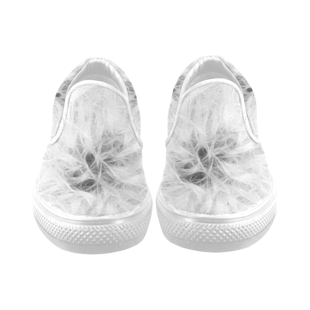 Cotton Light - Jera Nour Men's Unusual Slip-on Canvas Shoes (Model 019)
