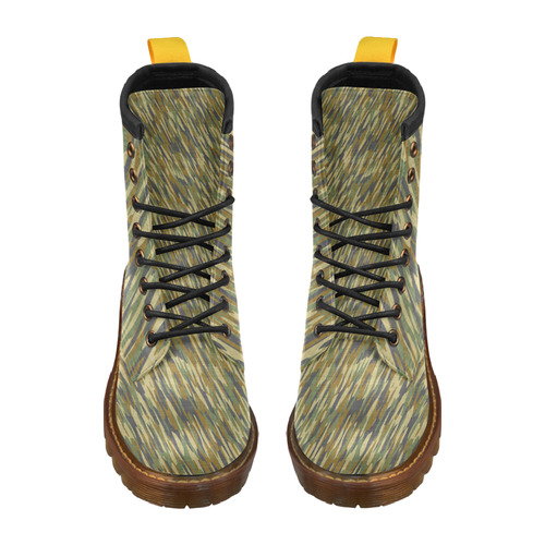 camouflage 244 High Grade PU Leather Martin Boots For Men Model 402H
