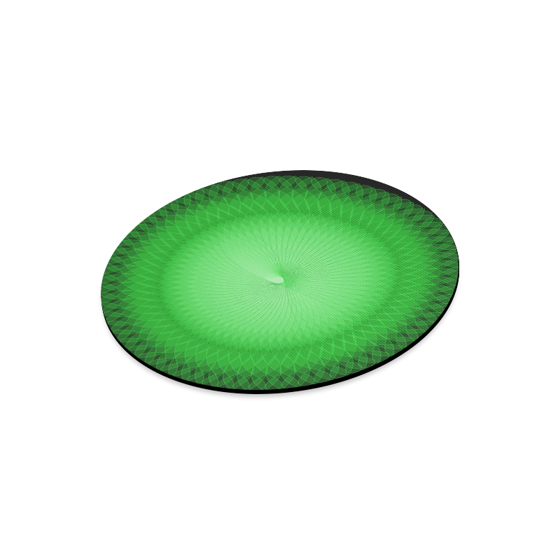 Green Plafond Round Mousepad