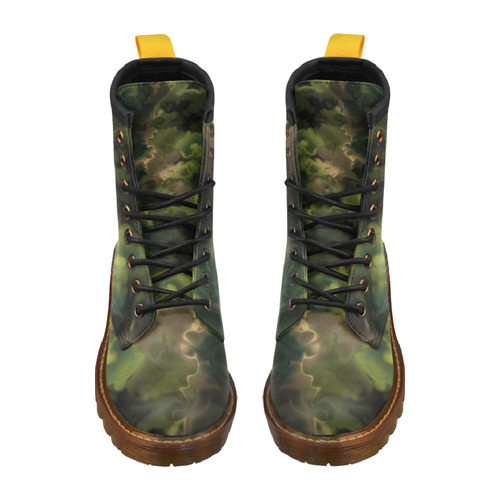 camouflage storm High Grade PU Leather Martin Boots For Women Model 402H