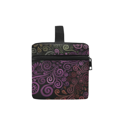 Psychedelic 3D Rose Lunch Bag/Large (Model 1658)