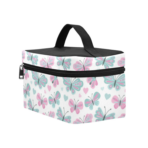 Cute Pastel Butterflies Cosmetic Bag/Large (Model 1658)