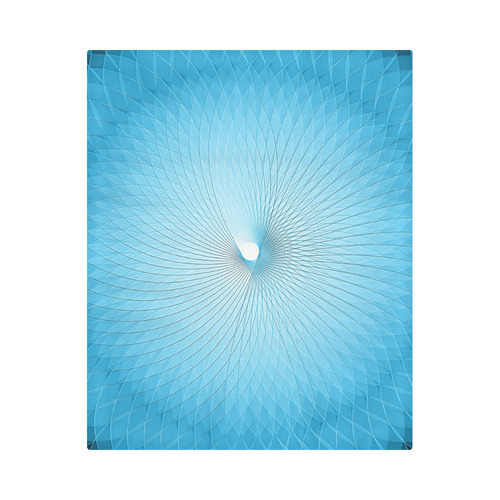 Light Blue Plafond Duvet Cover 86"x70" ( All-over-print)